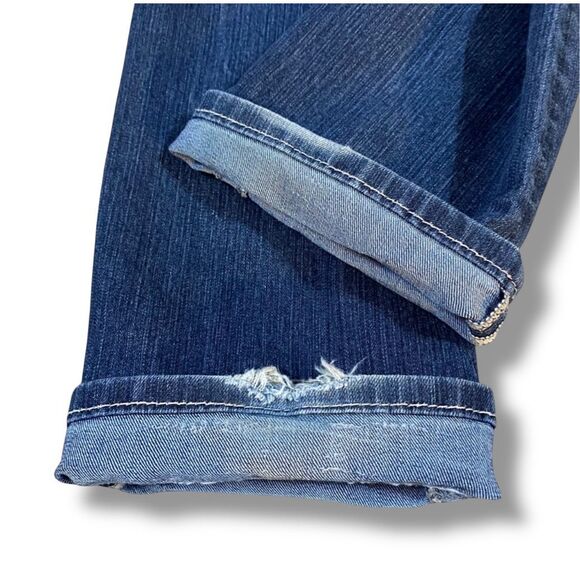 Miss Me JE1049EP3 Dark Wash Easy Capri Jeans Size 27 Inseam 26 1/2” - Picture 3 of 12